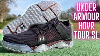 Looking For COMFORTABLE And STABLE Golf Shoes THEN WATCH THIS  Under Armour HOVR Tour SL Review [upl. by Nabila144]