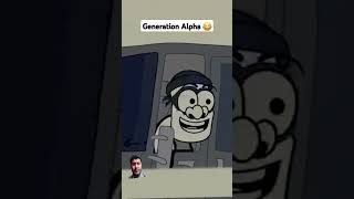 Generation Alpha funny cartoon memes animation comedy 4kmeme ytshorts [upl. by Yssac]