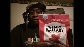 Wiley wallaby soft amp chew classic red candy review [upl. by Yenahpets]