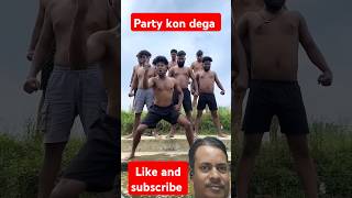 Party kon dega party comedy funny fun shortsvideo song surajroxfunnyvibeo [upl. by Ardnasxela]