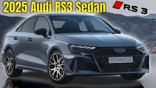 New 2025 Audi RS3 8Y Sedan Facelift Revealed [upl. by Natanoy932]