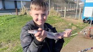 Teaching My Son to Shore Fish in Newhaven [upl. by Brunell262]