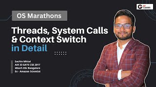 Marathon Operating Systems  Thread System Call Context Switch in Detail with ALL PYQs  InDepth [upl. by Assirrem164]