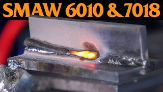 STICK WELDING for Beginners  SMAW 6010 amp 7018 [upl. by Fleurette]