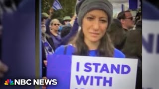 NY high school students protest teachers proIsrael stance [upl. by Odnalref]