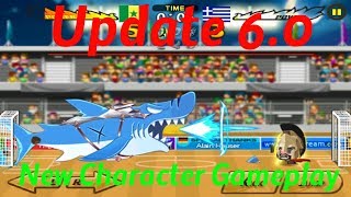 Head Soccer Update 60 New Character Gameplay [upl. by Enohpets]