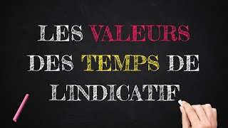 LES VALEURS DES TEMPS DE LINDICATIF  Tout ce que vous devez savoir [upl. by Turro]