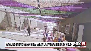 Groundbreaking held for new West Las Vegas library [upl. by Hebel]