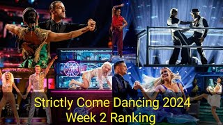 Strictly Come Dancing 2024  Week 2  All Performances Ranking [upl. by Enuahs848]