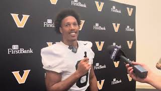 CB Tyson Russell post fall practice 81 [upl. by Quinta244]