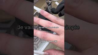 Je refais mes ongles 💅🏻 ongle nailsart french nails ongleengel vlog [upl. by Notsreik781]