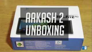 Aakash 2 Tablet Unboxing [upl. by Adrea]