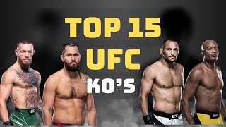 UFC  Top Knockouts KOs From 2008  2023  Heartbeat Moments [upl. by Niawd]