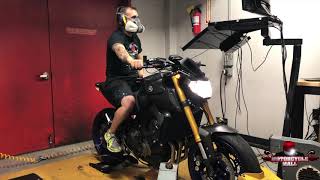 2014 Yamaha FZ09  Quick shifter amp Auto Blipper [upl. by Ameekahs]