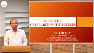 CRYPTARITHMETICALPHAMETICS PUZZLE RULES Useful for CAT elitmus CRT amp many more exams [upl. by Cherish]