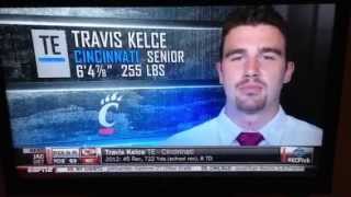 NFL Draft Announcement Travis Kelce  KC Chiefs Choice [upl. by Sarkaria]