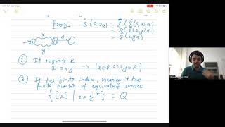 CS2200 LMC  Lec 19  Myhill–Nerode relations– part 2 [upl. by Chamberlain]