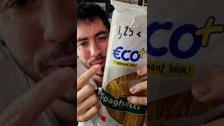 Spaghetti Barilla VS Spaghetti eco degustation vs spaghetti leclerc pâtes [upl. by Ahsitul145]