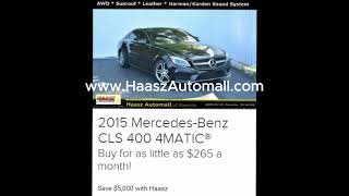 2015 MercedesBenz CLS 400 MATIC at Haasz Automall in Ravenna [upl. by Sanger964]