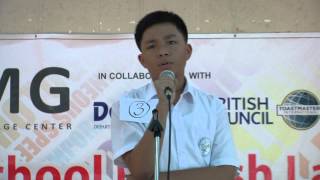 Extemporaneous Speech Contest  Finalist 02 [upl. by Leopoldine]