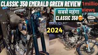 ROYAL ENFIELD CLASIC 350cc EMERALD GREEN  CLASIC 350cc EMERALD GREEN DETAILS👍 [upl. by Ttam]