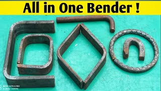 How To Bend Metal Bar At Home  Diy Metal Bender Homemade [upl. by Onaicnop514]