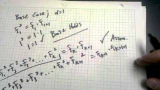 Math Induction Proof with Fibonacci numbers [upl. by Emee]