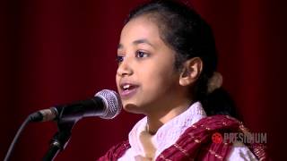 Yashvi student of Presidium presents a hilarious Hasya Kavita [upl. by Aerdnaek]