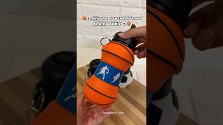 Silicone expandable and folding bottle🏀 trending cute stationery football bottle viralshort [upl. by Adriane697]