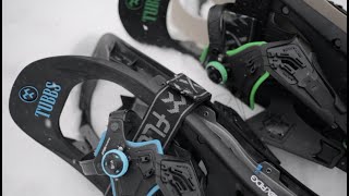 Tubbs Flex RDG 24 and 22 Snowshoe Review 4K [upl. by Kimberlyn]