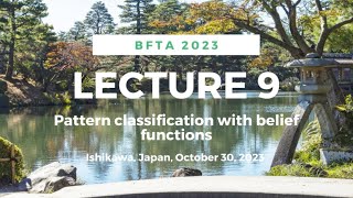 BFTA2023  Lecture 9  Pattern classification with belief functions [upl. by Walton]