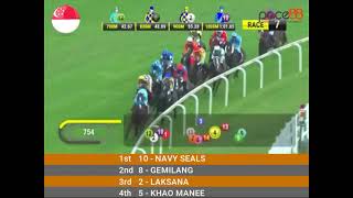 20240203  Race 7 Singapore Kranji Horse Racing Highlights  Pace88 Horse [upl. by Naret]