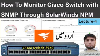 How To Monitor Cisco Switch with SNMP Through SolarWinds NPM [upl. by Pogah]