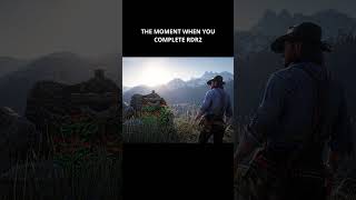 The Moment When You Complete RDR2 rdr2 fyp gaming viral [upl. by Kelam818]