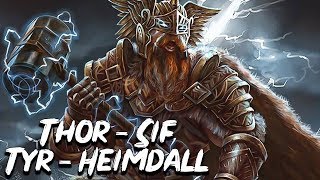 Thor Sif Tyr y Heimdall  Los Dioses Nórdicos  Mitología Nórdica Parte 23  Mira la Historia [upl. by Alameda]