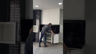 Cozinha modulada  amei o resultado❤️❤️❤️ decoraçãodeinteriores designdeinteriores [upl. by Oly]