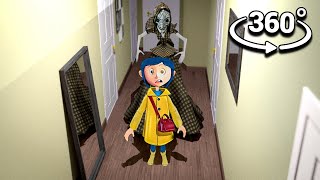 360° Coraline Breaks into YOUR House  CORALINE [upl. by Yleen]