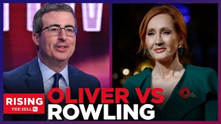 JK Rowling TORCHES John Oliver For MINIMIZING Transgender Athletes’ ADVANTAGES Watch [upl. by Lauritz923]