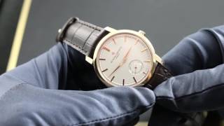 Vacheron Constantin Traditionnelle Small Seconds 82172000R9382 Showcase Review [upl. by Arikahc120]