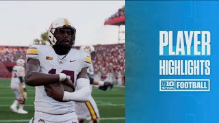 Josiah Clark Highlights vs Rutgers  Minnesota Football  11092024 [upl. by Axia981]