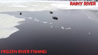 Spring Walleye Fishing on the Rainy River [upl. by Nivlac]