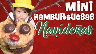 MINI HAMBURGUESAS NAVIDEÑAS  POPIN COOKIN [upl. by Lledroc631]