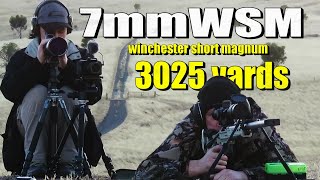 7mm WSM at 3025 yards Winchester Short Magnum [upl. by Ramad963]