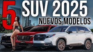 ✅ 5 MEJORES SUV COMPACTAS para 2025  NUEVOS MODELOS [upl. by Rasmussen]