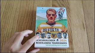 Scheurkalender 2024  Nederlandse tourrenners [upl. by Aicilif]