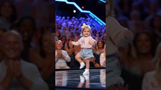 Worlds Best Dance by a Baby Girl Wows the Judges on AGT 😍 agt shorts [upl. by Mendes]