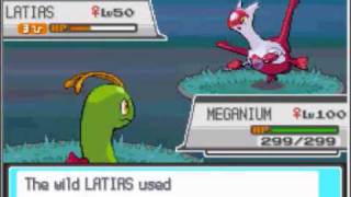 Pokemon Heartgold Latias Battle [upl. by Nirroc]