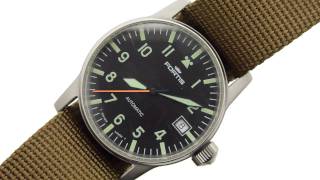 Fortis Flieger Midsize Watch 62010461 [upl. by Yorel]