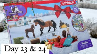 Schleich Horse Club Advent Calendar 2023  Day 23 amp 24 [upl. by Arliene932]