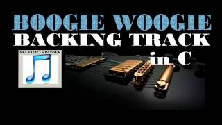 BOOGIE WOOGIE BACKING TRACK IN C [upl. by Cissie48]